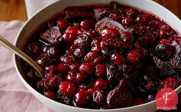 Cranberry-Sauce mit Pinot und Feigen