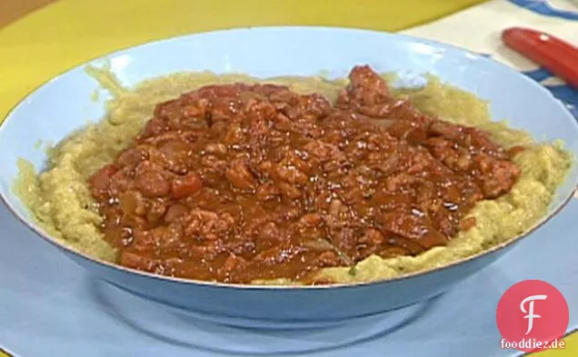 Chunky Huhn und Chorizo Chili