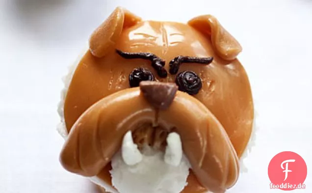 Bulldog Cupcakes