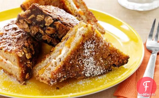 Knusprige Kleie Französisch Toast