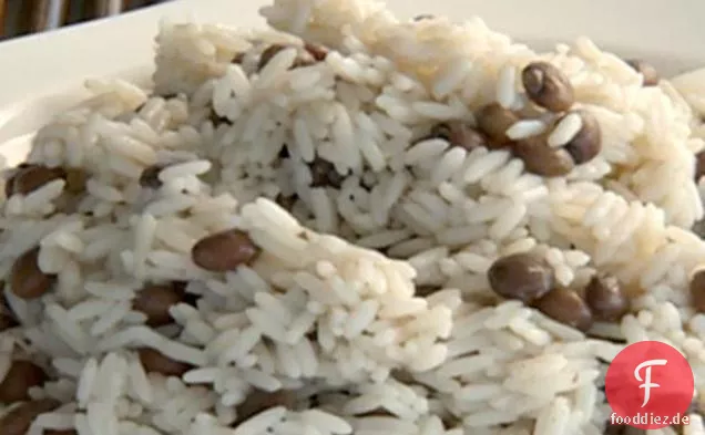 Karibischer Reis und Bohnen