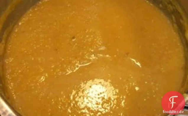 Geröstete Kürbissuppe