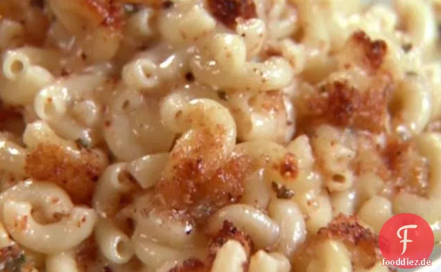 Salbei Butter Makkaroni und vier Käse