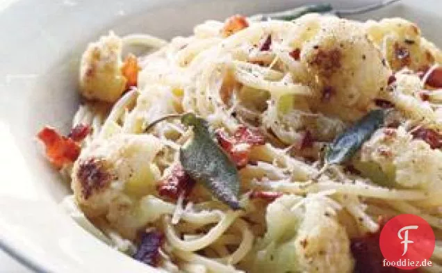 Pasta Mit Speck Und Blumenkohl Rezept