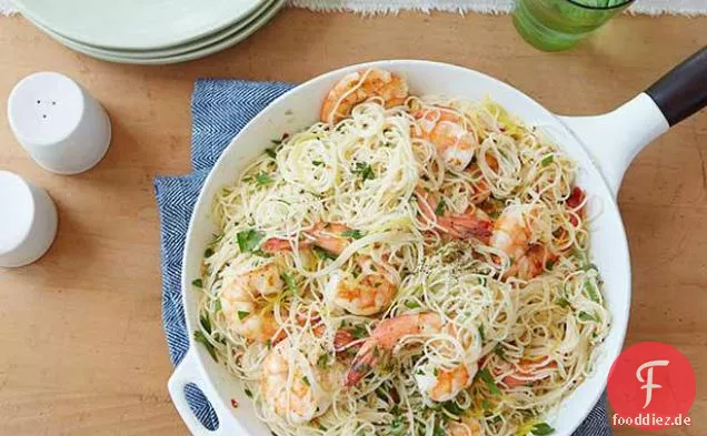 Gina Garnelen-Scampi mit Angel Hair Pasta