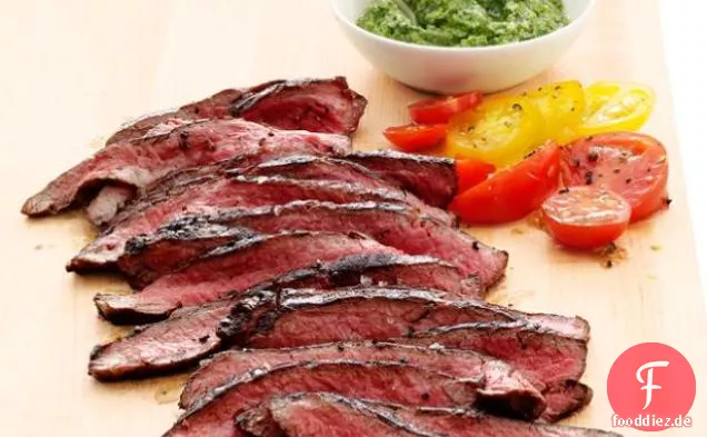 Flank-Steak mit Salsa Verde
