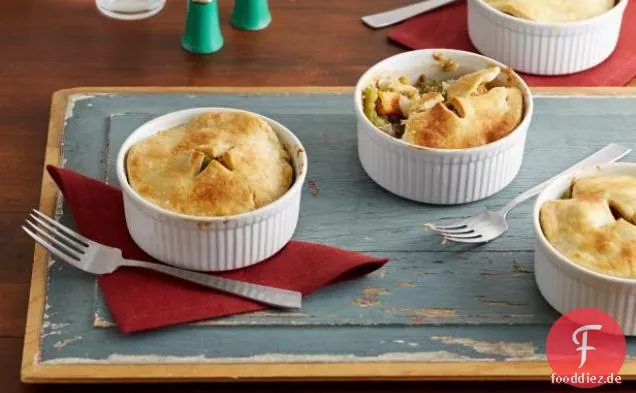 Veggie Pot Pie mit Maismehl-Torte-Kruste