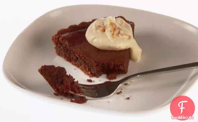 Amaretto Schokoladentarte mit Aprikosencreme