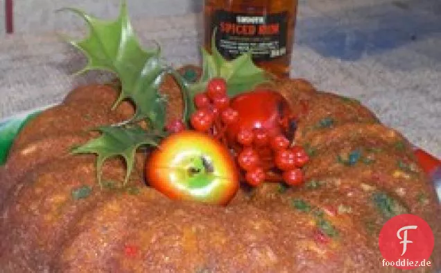 Einfacher Weihnachts-Rum-Kuchen