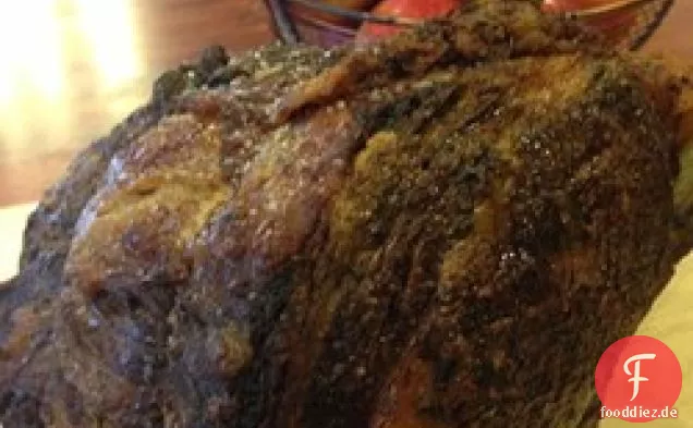 Chef James Holiday Prime Rib mit Cabernet und getrockneter Kirschsauce