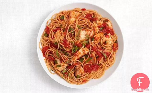 Würzige Pasta Mit Tilapia