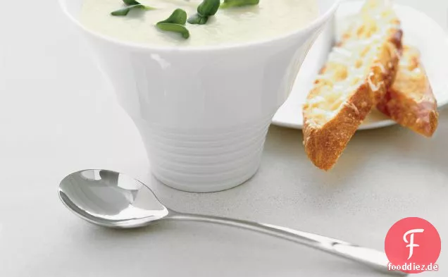 Sunchoke und Blumenkohlsuppe