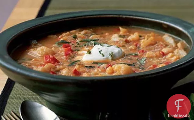 Blumenkohl und Paprika Chowder