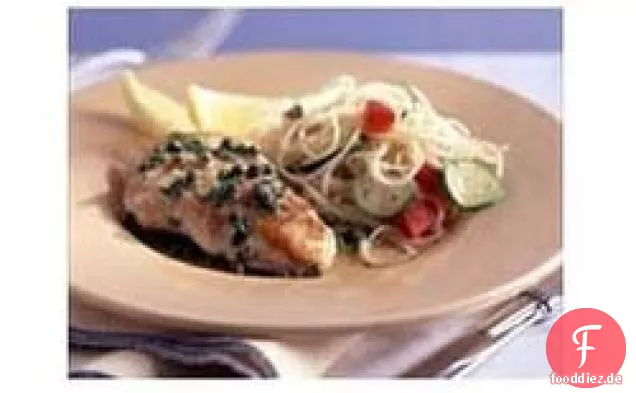 Huhn mit Zitronen-Kapern-Sauce II