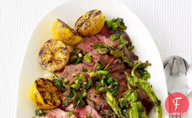 Steak Mit Oliven-Salsa