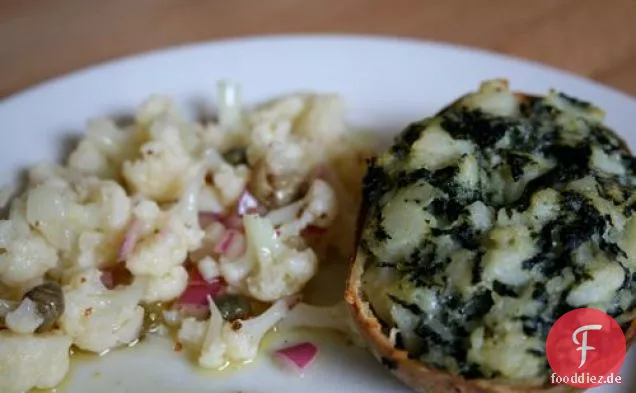 Essen Sie für acht Dollar: Zweimal gebackene Kartoffeln und Blumenkohl Vinai