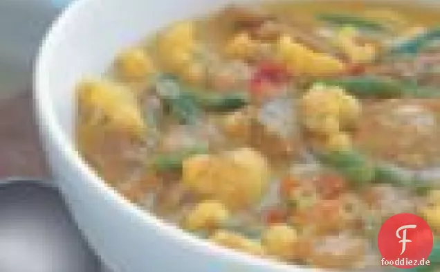 Curry Blumenkohl & Hühnereintopf