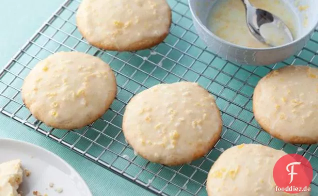 Zitronen-Ricotta-Kekse mit Zitronenglasur