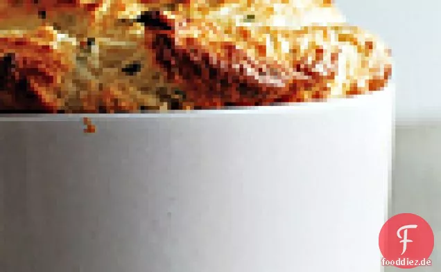 Blumenkohl-Soufflé mit Brauner Butter