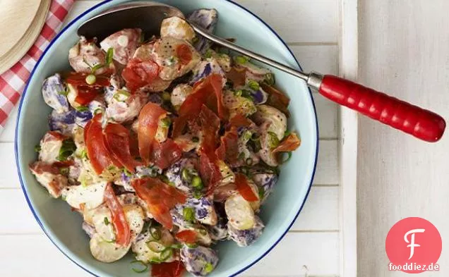 Cremiger Kartoffel-Schinken-Salat