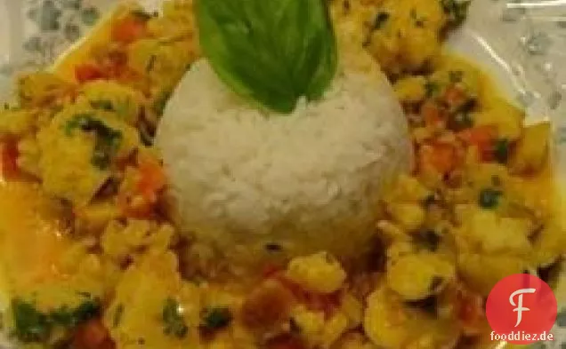 Einfacher Curry-Blumenkohl