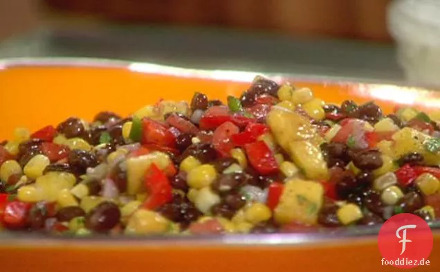 Schwarzer Bohnensalat