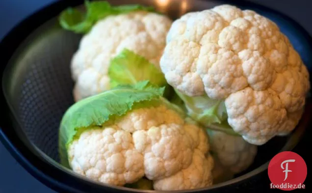 Blumenkohl-, Karotten- und Pastinakenpüree