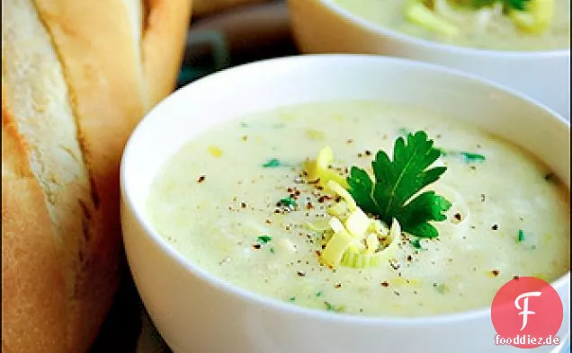 Schellfisch und Kartoffelsuppe