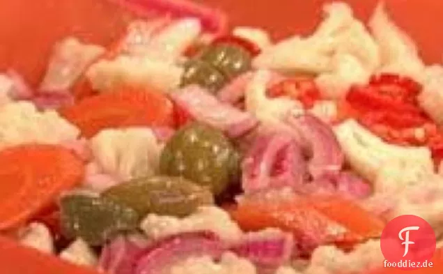 Heiß Eingelegtes Gemüse (giardiniera)