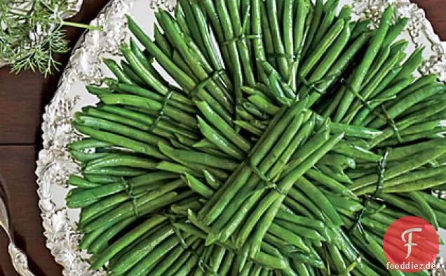 Grüne Bohnen mit Sauce Hollandaise