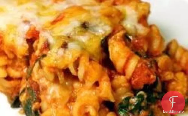 Cheryls Spinat Cheesy Pasta Casserole