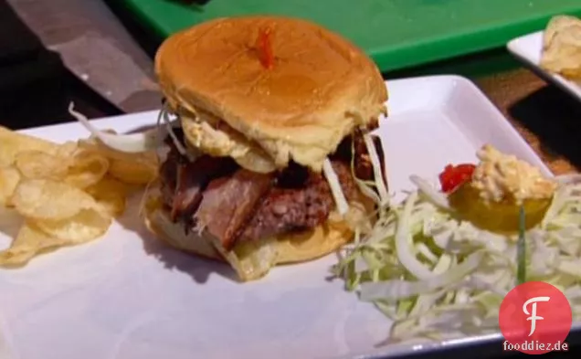Südliche Pimento Käse Burger