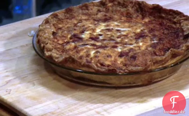 Doppel Doppel Speck Käse Quiche