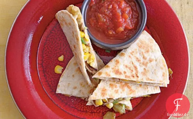 Mais und Chile Quesadillas