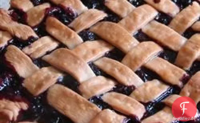 Grandma ' s Blueberry Pie