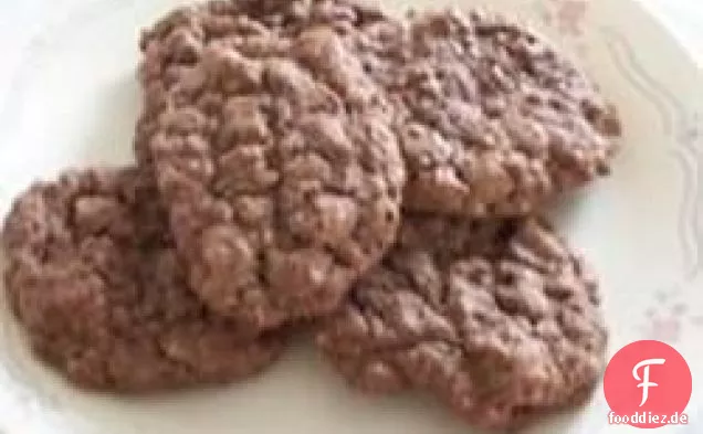 Schokolade Haferflocken Chip Cookies