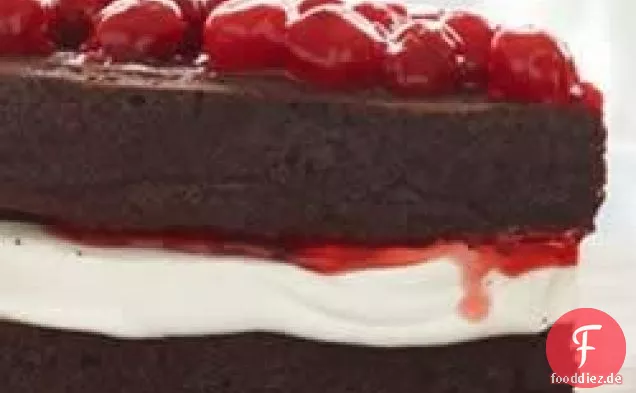 Dekadente Schokoladen-Kirsch Torte