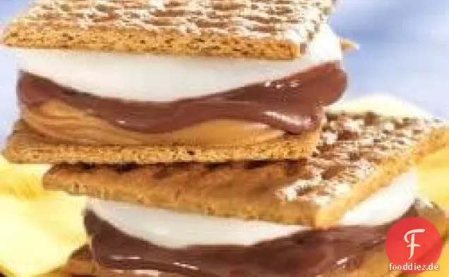 Mikrowelle Erdnussbutter S'Mores