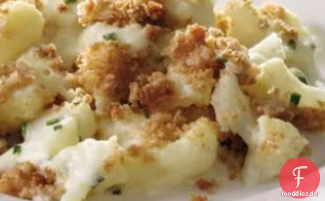 Pfanne Blumenkohl-Gratin