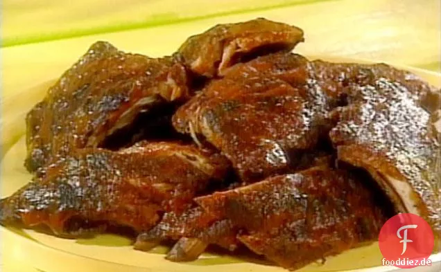 Bubba's Haufen gegrillte Baby-Rücken-Rippen
