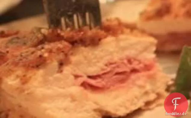Einfach gebackenes Huhn Cordon Bleu