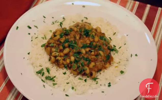 Abendessen heute Abend: Schwarzäugige Erbsen mit Zimtgeschmack