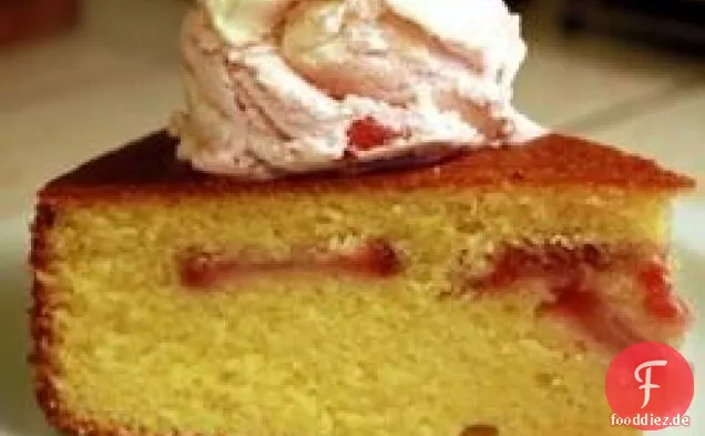 Maismehl Erdbeerkuchen