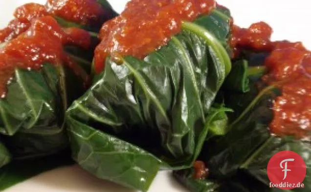 Schwarzäugige Erbsen-Collard-Rollen