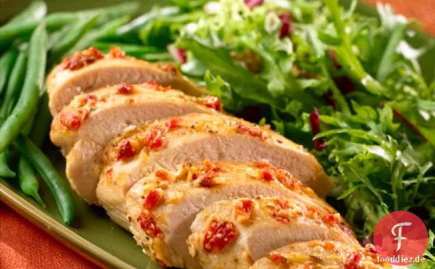 Toskanisches glasiertes Huhn