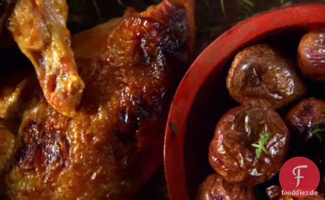 I Ain't Chicken Chicken: Knusprig gebratene Hähnchenbrust mit Orange und Kardamom