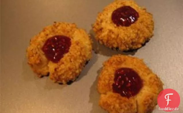 Marmelade Daumenabdrücke