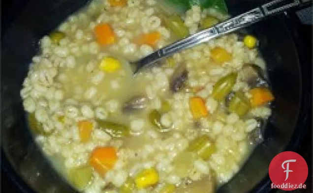 Sehr Einfache Pilz-Gerstensuppe