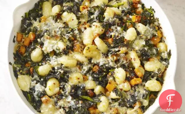 Gnocchi Mit Kürbis und Grünkohl