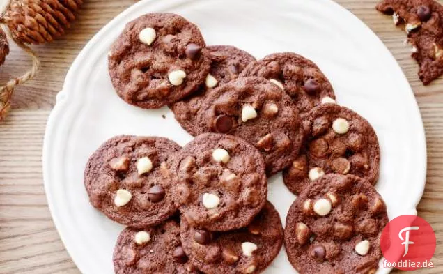 Schokolade Schokolade Weiße Schokolade Chip Cookies